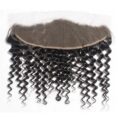 Curly HD Lace 13”X4”Natural Black Frontal