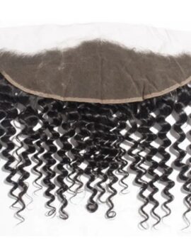 Curly HD Lace 13”X4”Natural Black Frontal