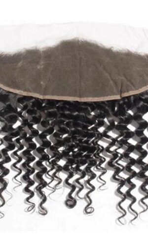 Curly HD Lace 13”X4”Natural Black Frontal