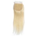 Straight HD Lace 4”X4” Platinum Blonde Closure