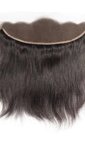 Straight Lace 13”X4” Natural Black Frontal