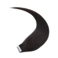 Straight Tape-In Hair Extensions Natural Black