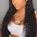 Curly Natural Black 13”x 6” Lace Front Wig