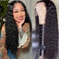 Curly Natural Black 13”x 6” Lace Front Wig