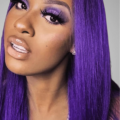 Purple 13”x 6” Lace Front Custom Colored Wig