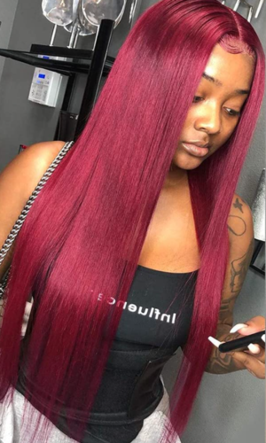 99J 13”x 6” Lace Front Custom Colored Wig