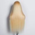 Platinum Blonde #613 Straight 13”x 4” Lace Front Wig