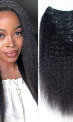 Natural Black Yaki Clip-Ins