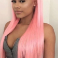 Baby Pink 13”x 6” Lace Front Custom Colored Wig