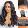 Glueless 5 x 5 Body Wave Wig - Natural Black